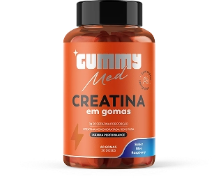 Gummy Med Creatina 1 Pote Blue Raspberry