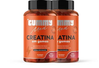 Gummy Med Creatina 2 Potes Morango